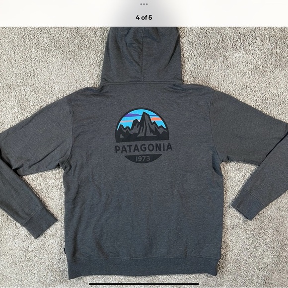 Patagonia Gray Full-Zip Hoodie - Picture 2 of 3